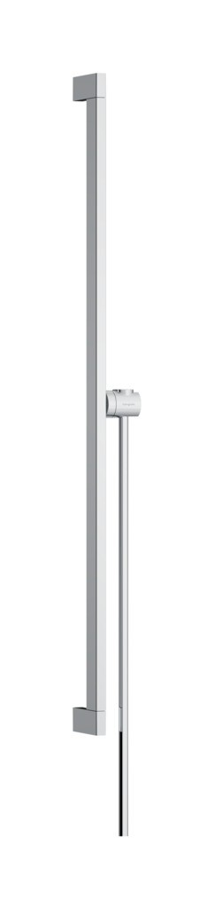 Hansgrohe Unica Brausestange E Puro 90 cm mit Easy Slide Handbrausehalter und Isiflex Brauseschlauch 160 cm Chrom