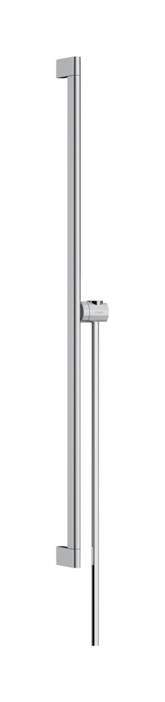 Hansgrohe Unica Brausestange S Puro 90 cm mit Easy Slide Handbrausehalter und Isiflex Brauseschlauch 160 cm Chrom