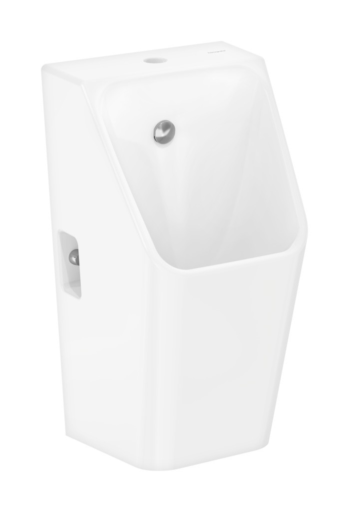 Hansgrohe Urinal EluPura Or.Q 600x300 mm m.Zul.v.oben Abl.nach hint.o.SPR we