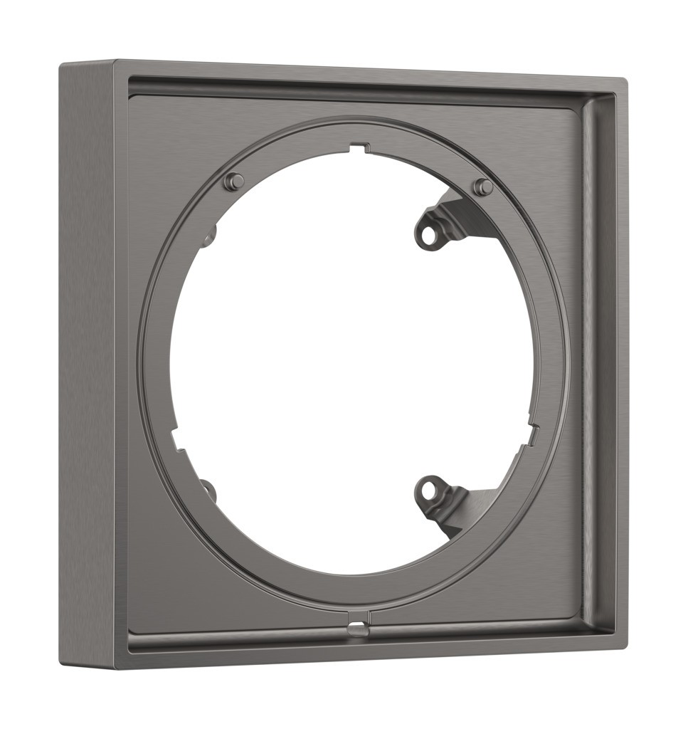 Hansgrohe Verlängerungsrosette eckig 22 mm Brushed Black Chrome