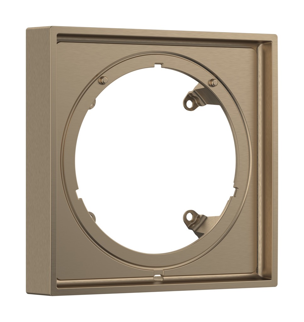 Hansgrohe Verlängerungsrosette eckig 22 mm Brushed Bronze