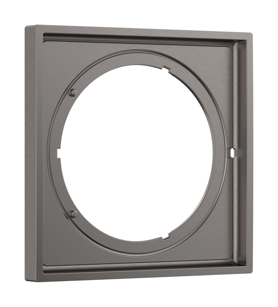 Hansgrohe Verlängerungsrosette eckig 5 mm Brushed Black Chrome