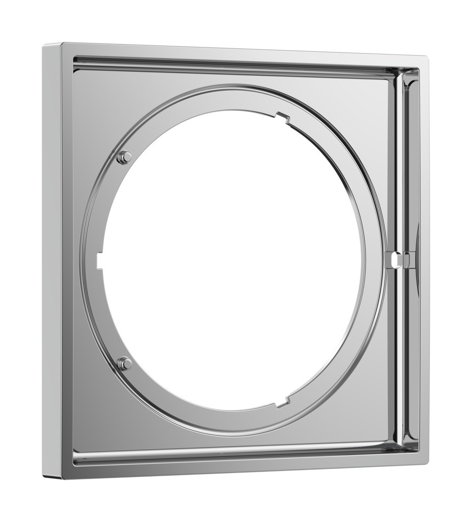 Hansgrohe Verlängerungsrosette eckig 5 mm Chrom