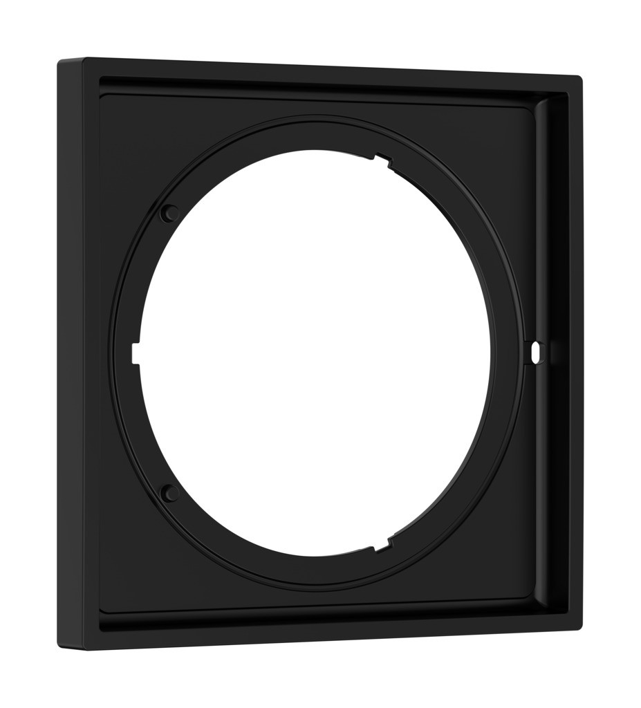 Hansgrohe Verlängerungsrosette eckig 5 mm Mattschwarz