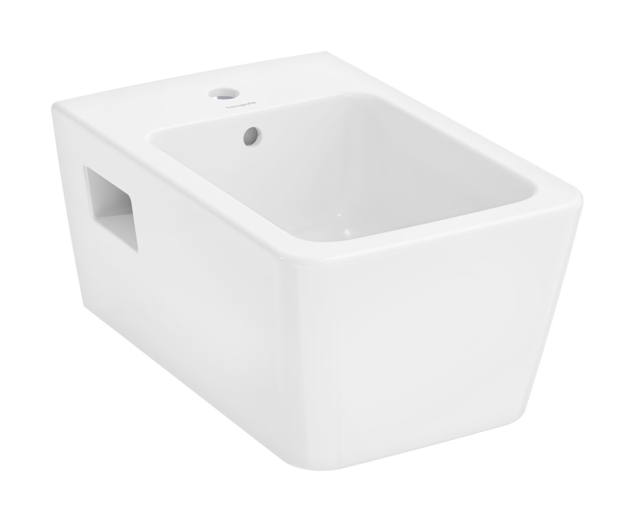 Hansgrohe Wand Bidet EluPura Original Q 540mm m.Hahnloch u.Überlauf,SmartClean weiß