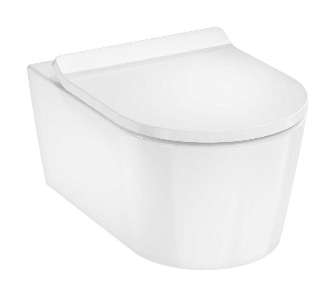 Hansgrohe Wand WCSet EluPura S 540x360mm o.SPR AquaHelix Flush m.Sit.Ab.Schnellv.HYE we