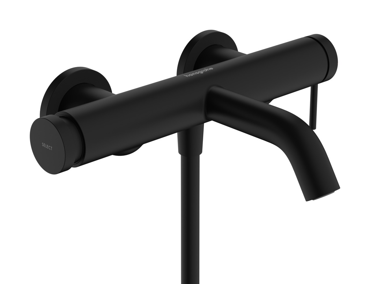 Hansgrohe Wannenmischer Aufputz Tecturis S Matt Black