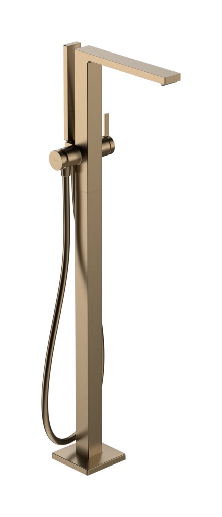 Hansgrohe Wannenmischer Tecturis E bodenstehend Brushed Bronze