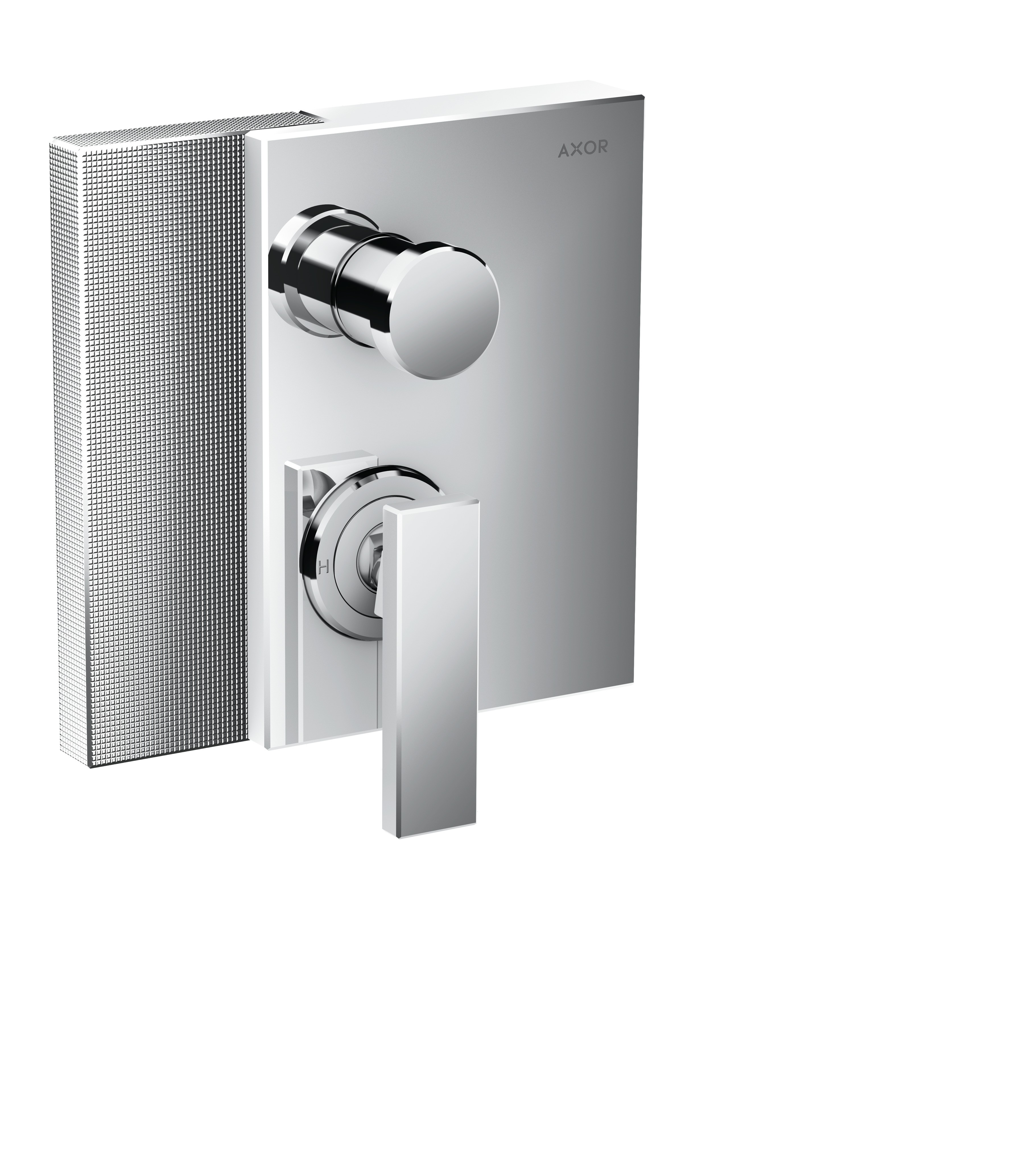 Hansgrohe Wannenmischer Unterputz Axor Edge Fertigset Diamantschliff chrom