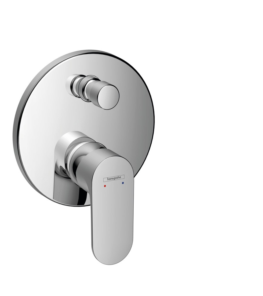 Hansgrohe Wannenmischer Unterputz Rebris S Fertigset m.Sicherungskombination chrom