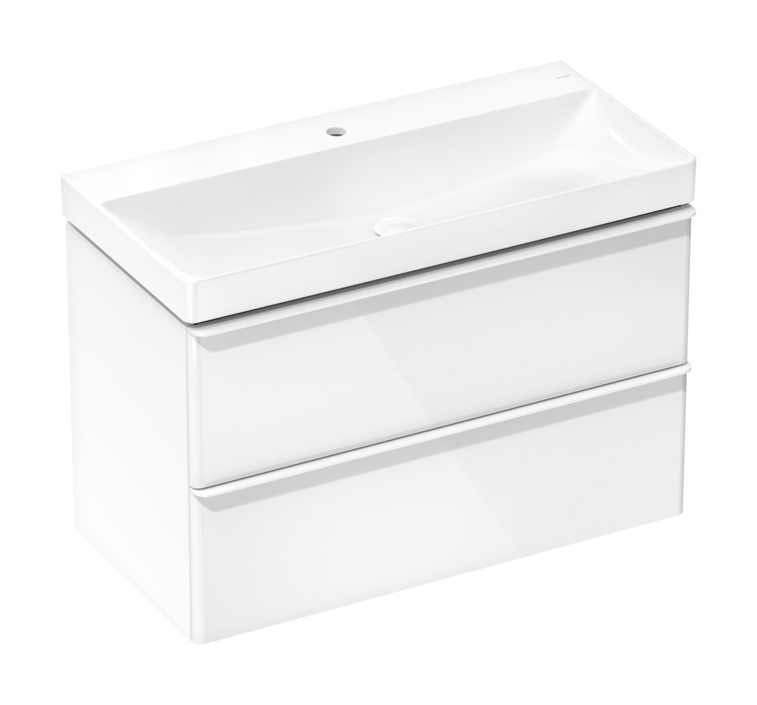 Hansgrohe Waschtisch Xelu Q 1000x480mm m.Hahnl.ohn.Überlauf, SmartClean weiß