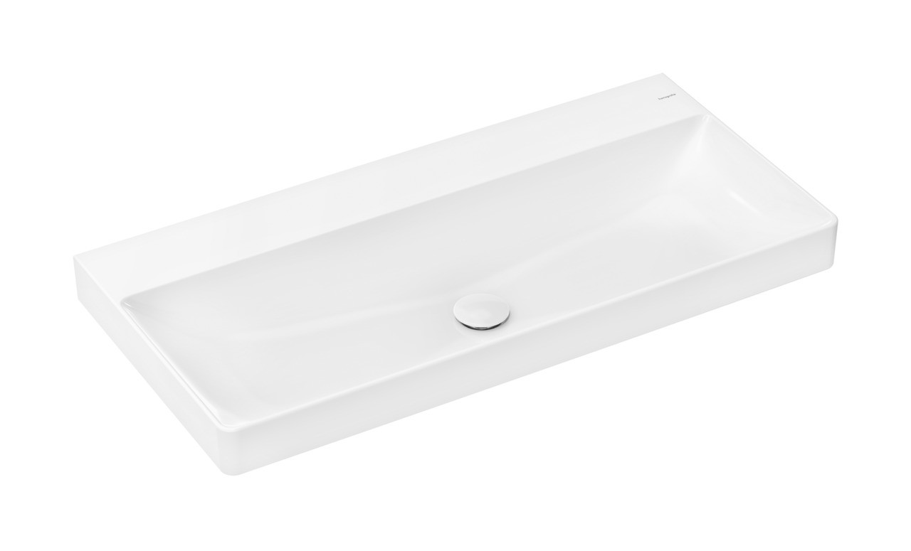 Hansgrohe Waschtisch Xelu Q 1000x480mm o.Hahnloch/Überlauf, SmartClean weiß