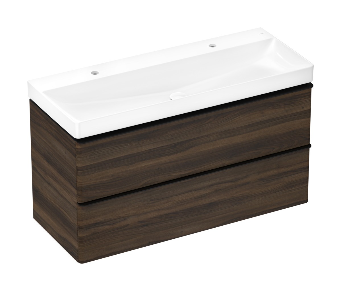 Hansgrohe Waschtisch Xelu Q 1200x480mm m.Hahn.o.Überlauf,SmartClean weiß