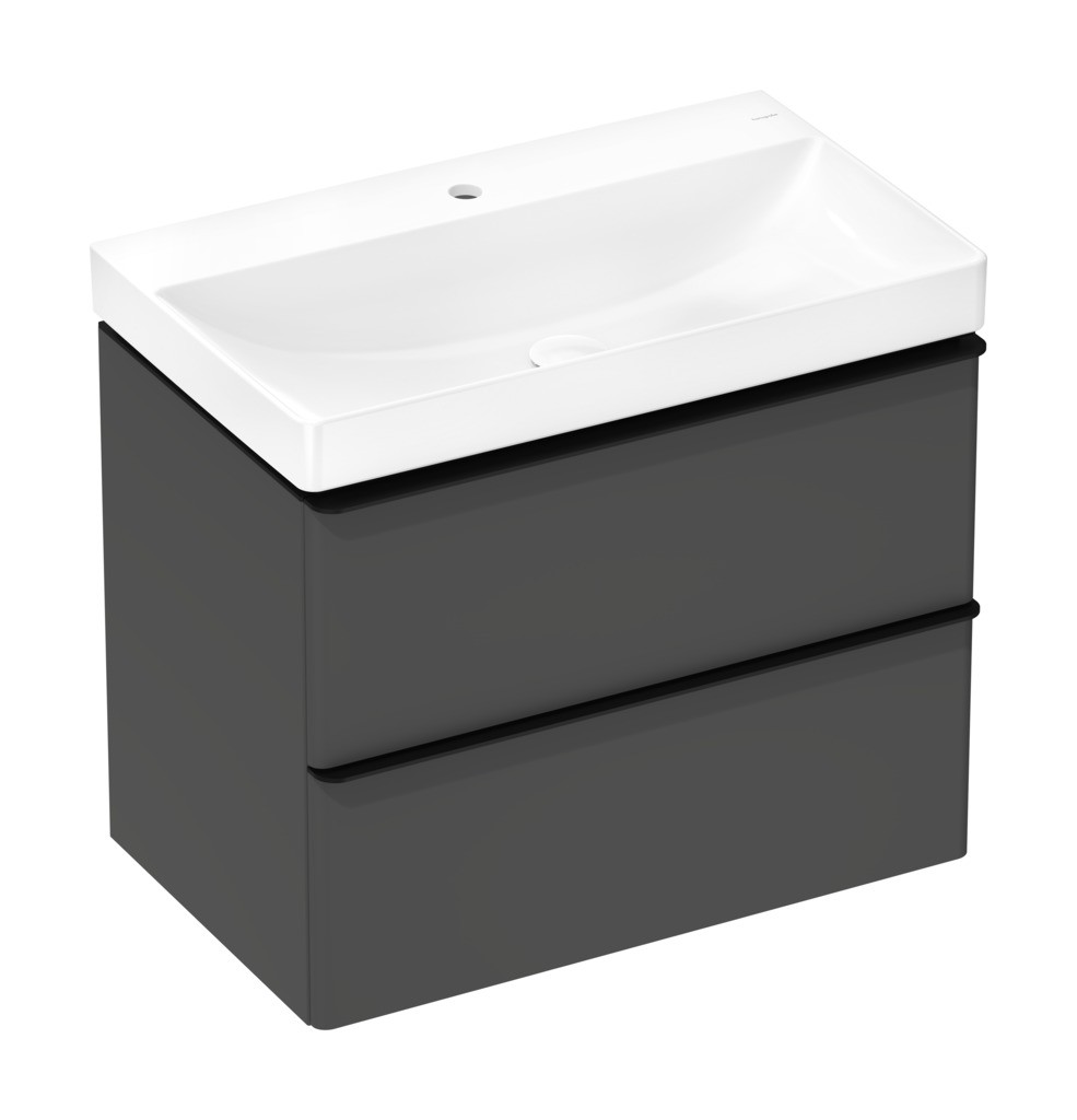 Hansgrohe Waschtisch Xelu Q 800x480mm m.Hahnloch oh.Überlauf, SmartClean weiß