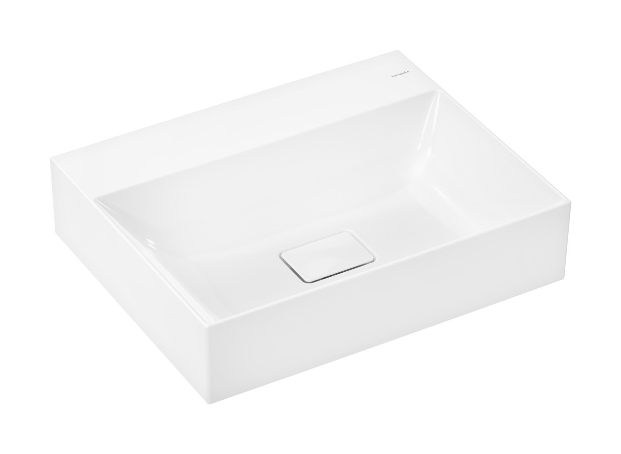 Hansgrohe Waschtisch Xevolos E 600x480mm o.Hahnloch/Überlauf, SmartClean weiß