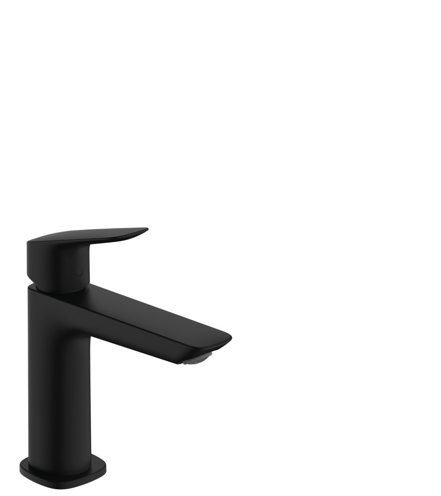 Hansgrohe Waschtischmischer 110 Fine Logis CoolStart ohne Ablaufgarnitur Matt Black