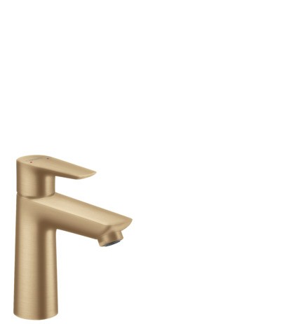 Hansgrohe Waschtischmischer 110 Talis E Brushed Bronze ohne Ablaufgarnitur