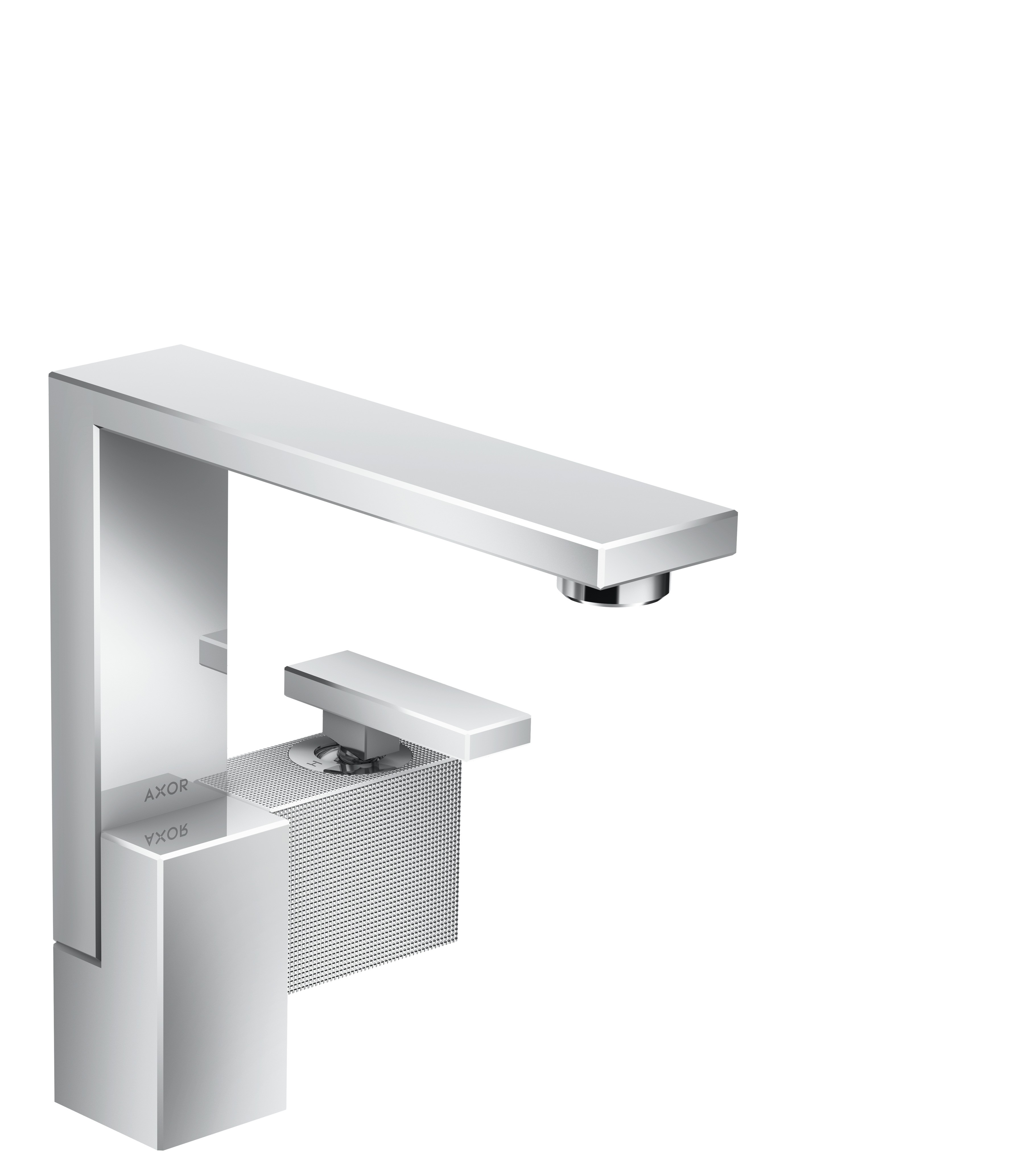 Hansgrohe Waschtischmischer 190 Axor Edge Diamantschliff chrom