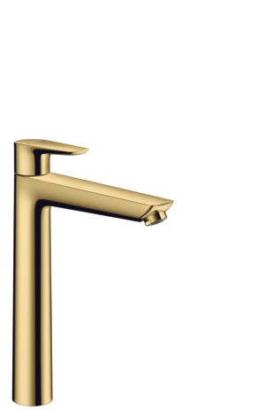 Hansgrohe Waschtischmischer 240 Talis E Polished Gold Optic ohne Ablaufgarnitur