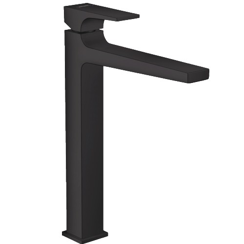 Hansgrohe Metropol Waschtischmischer 260 mattschwarz mit Push-Open Ablaufgarnitur