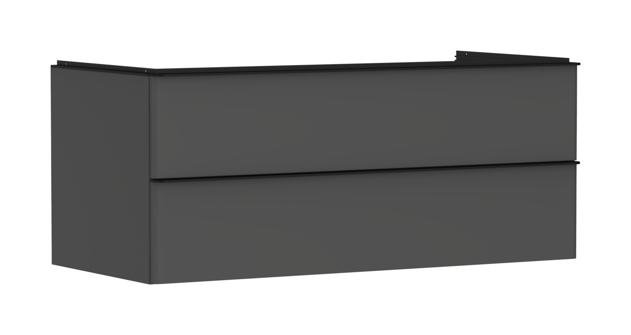 Hansgrohe Waschtischunterschrank Xelu Q DGM 1180x540mm m.2 SK f.Kons.m.AWT Matt Black