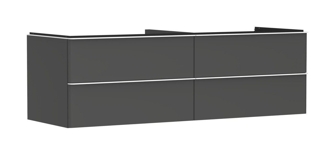Hansgrohe Waschtischunterschrank Xelu Q DGM 1180x540mm m.4SK f.Kons.m.AWT Matt White