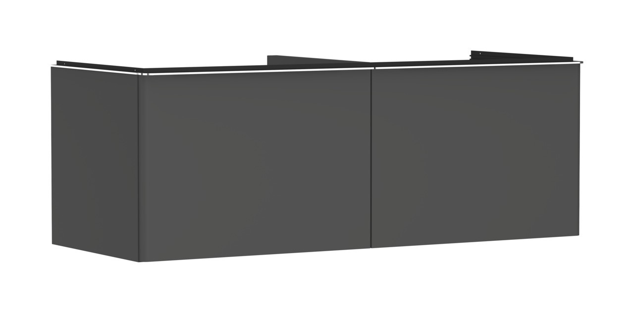 Hansgrohe Waschtischunterschrank Xelu Q DGM 1360x540mm m.2SK f.Kons.m.AWT ge chr