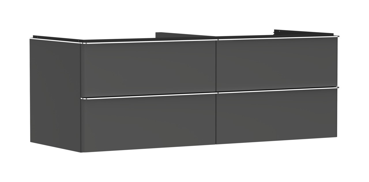 Hansgrohe Waschtischunterschrank Xelu Q DGM 1360x550mm m.4SK f.Kons.m.AWT chr