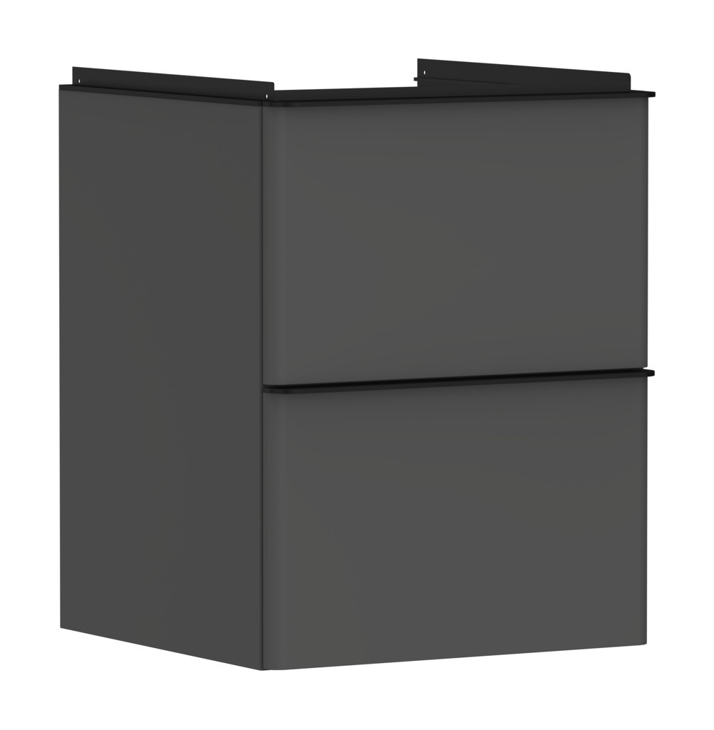 Hansgrohe Waschtischunterschrank Xelu Q DGM 480x475mm mit 2 SK für HWB Matt Black