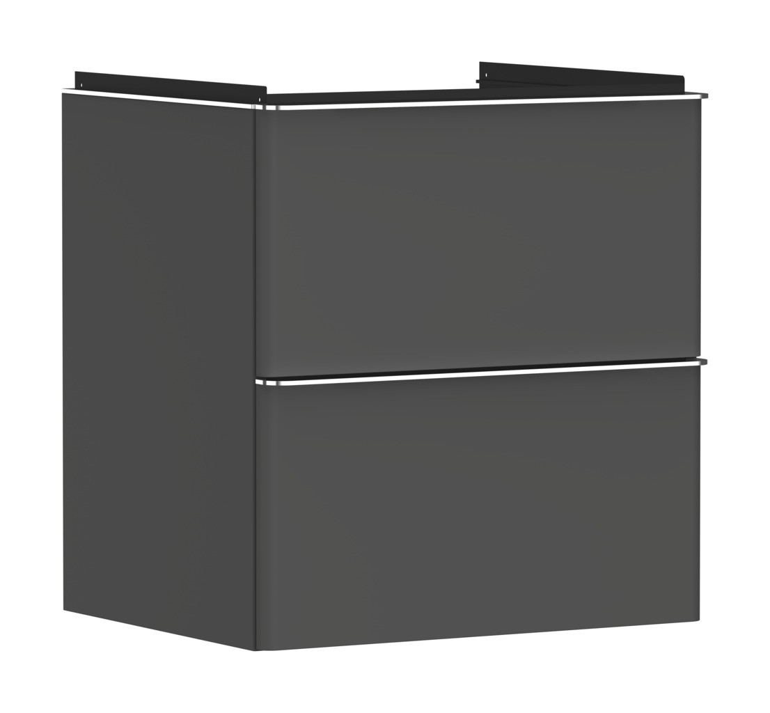 Hansgrohe Waschtischunterschrank Xelu Q DGM 580x475mm mit 2 SK für WT chrom