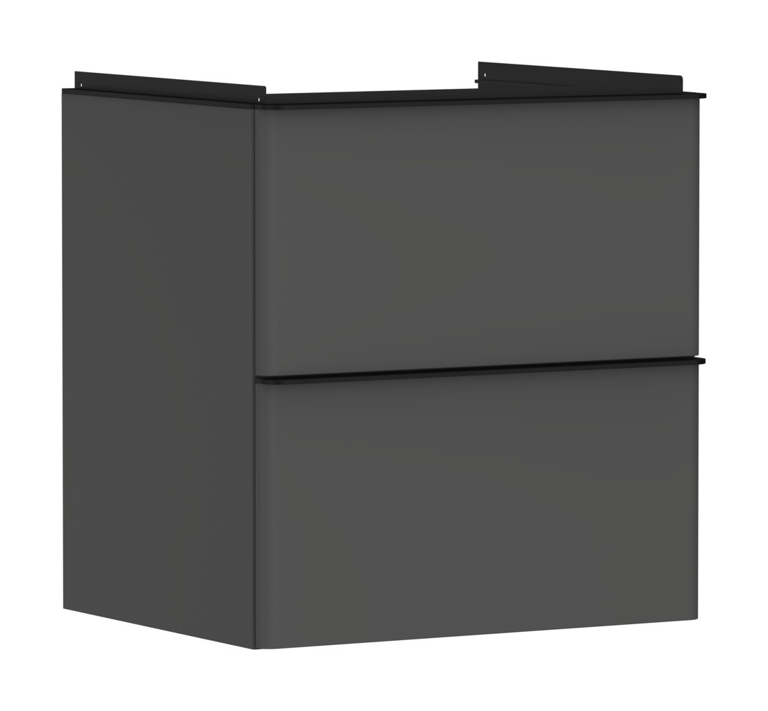 Hansgrohe Waschtischunterschrank Xelu Q DGM 580x475mm mit 2 SK für WT Matt Black