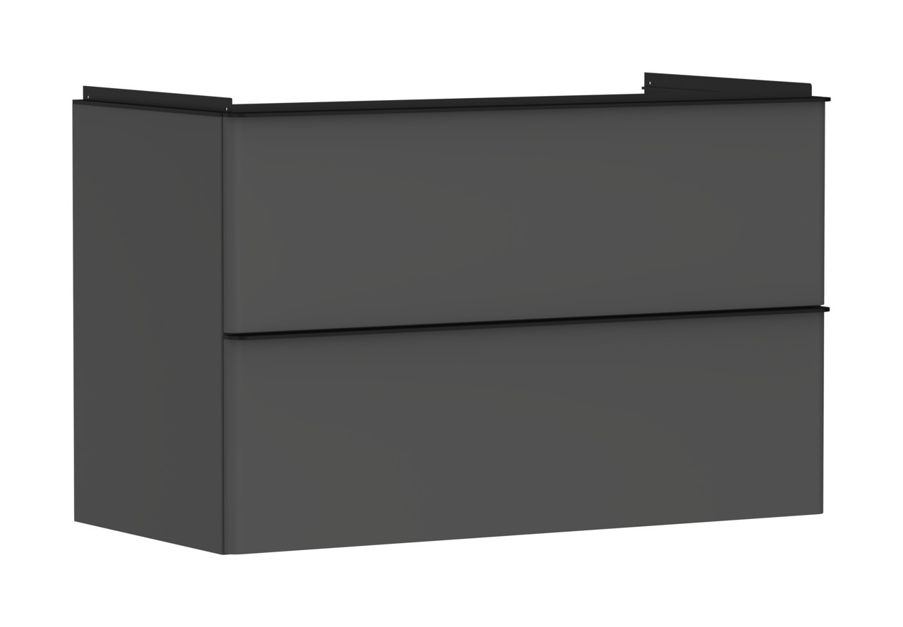 Hansgrohe Waschtischunterschrank Xelu Q DGM 980x475mm mit 2 SK für WT Matt Black