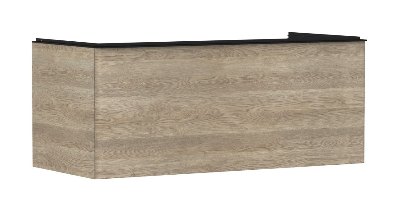 Hansgrohe Waschtischunterschrank Xelu Q ECHN 1180x540mm 1SK f.Kons.m.AWT ge Matt Black