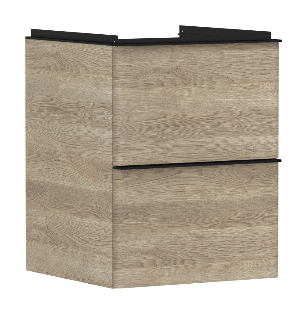 Hansgrohe Waschtischunterschrank Xelu Q ECHN 480x475mm mit 2 SK für HWB Matt Black