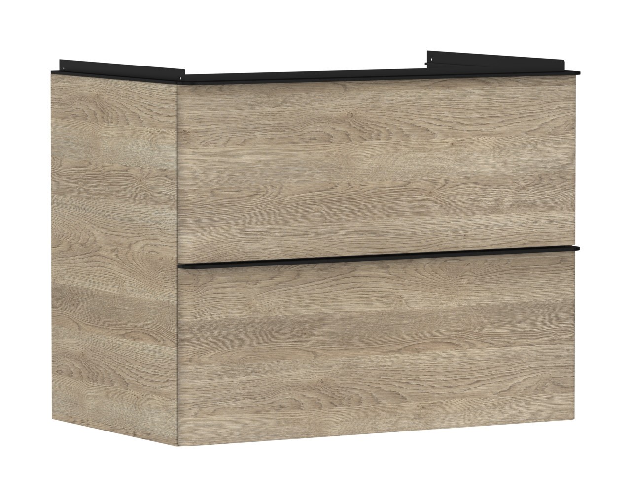 Hansgrohe Waschtischunterschrank Xelu Q ECHN 780x475mm mit 2 SK für WT Matt Black