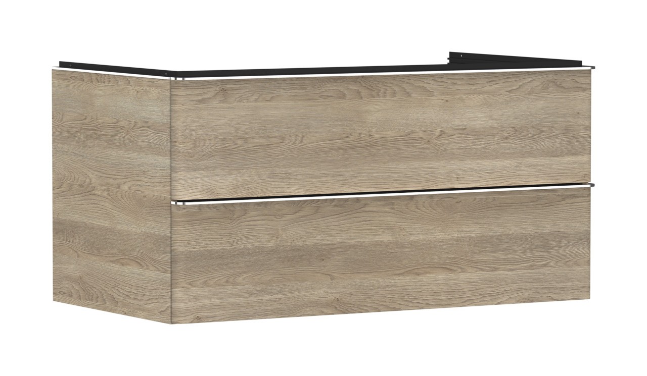 Hansgrohe Waschtischunterschrank Xelu Q ECHN 980x540mm m.2 SK f.Kons.m.AWT chr