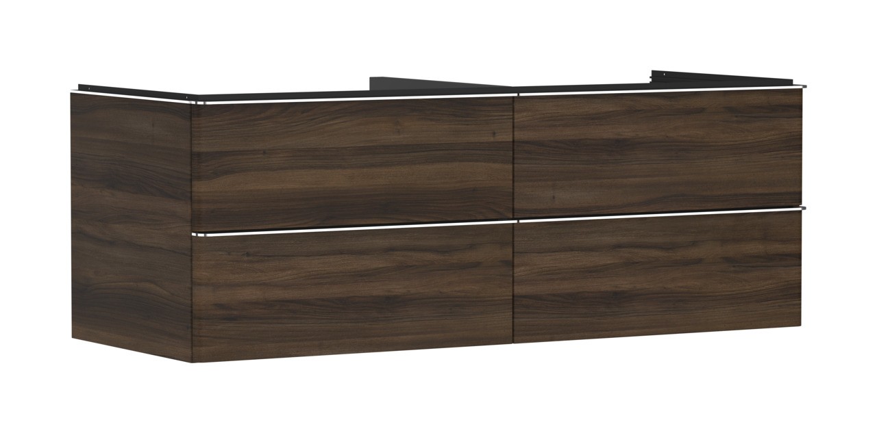 Hansgrohe Waschtischunterschrank Xelu Q NBD 1360x550mm m. 4SK f.Kons.m.AWT chr