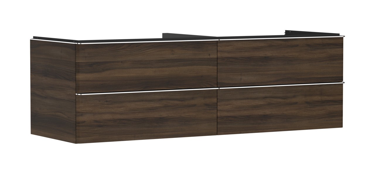 Hansgrohe Waschtischunterschrank Xelu Q NBD 1560x550mm m. 4SK f.Kons.m.AWT chr