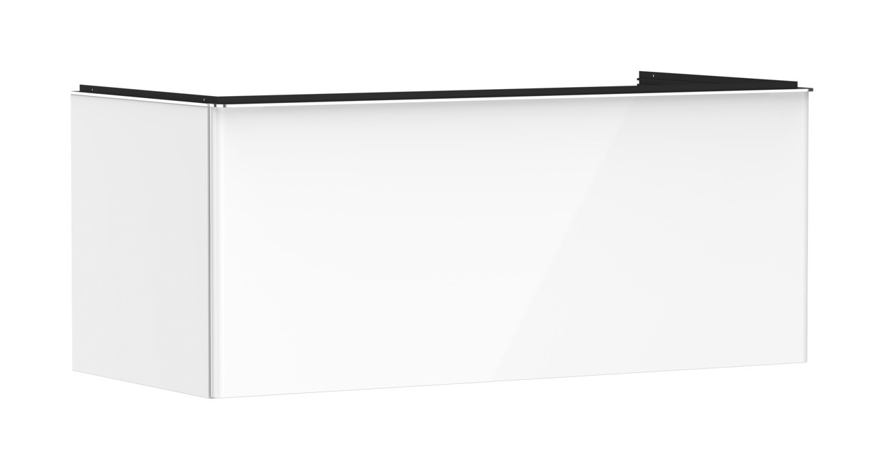 Hansgrohe Waschtischunterschrank Xelu Q we hgl 1180x540mm 1SK f.Kon./AWT ge chr