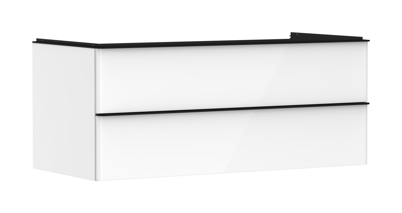 Hansgrohe Waschtischunterschrank Xelu Q we hgl 1180x540mm m.2 SK f.Kon./AWT Matt Black
