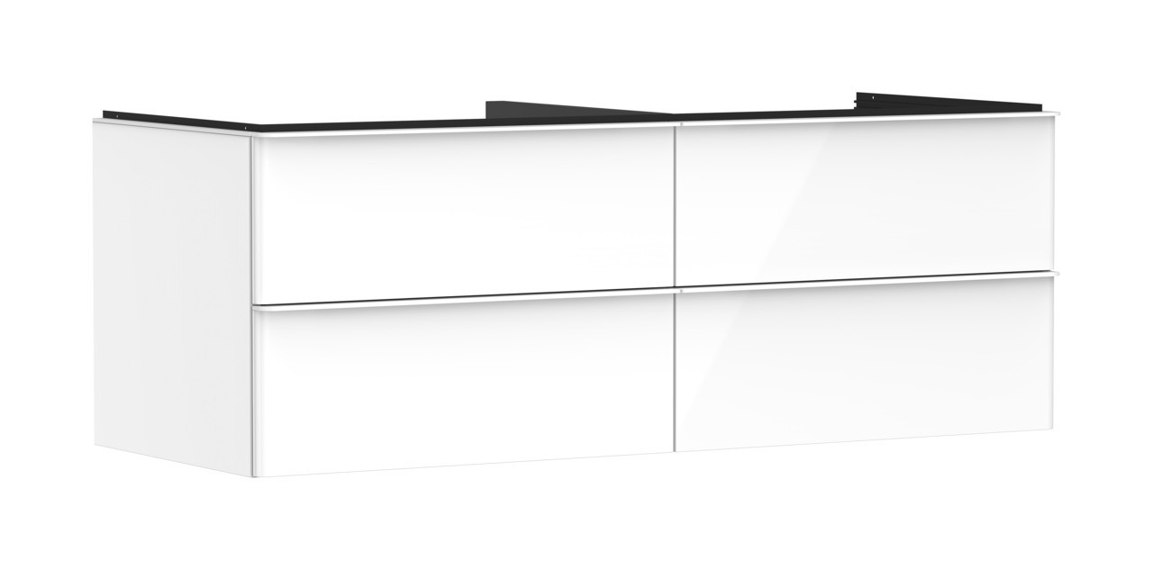Hansgrohe Waschtischunterschrank Xelu Q we hgl 1180x540mm m.4SK f.Kons./AWT Matt White