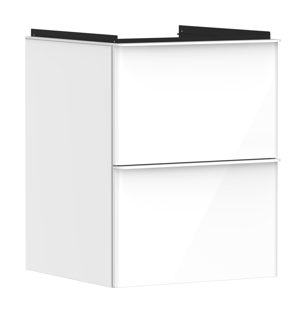 Hansgrohe Waschtischunterschrank Xelu Q we hgl 480x475mm mit 2 SK für HWB Matt White