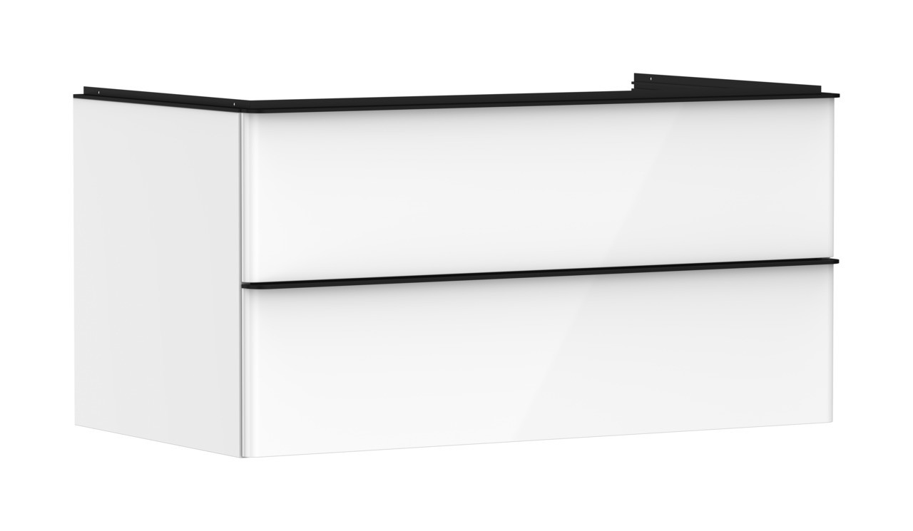 Hansgrohe Waschtischunterschrank Xelu Q we hgl 980x540mm m.2 SK f.Kon./AWT Matt Black