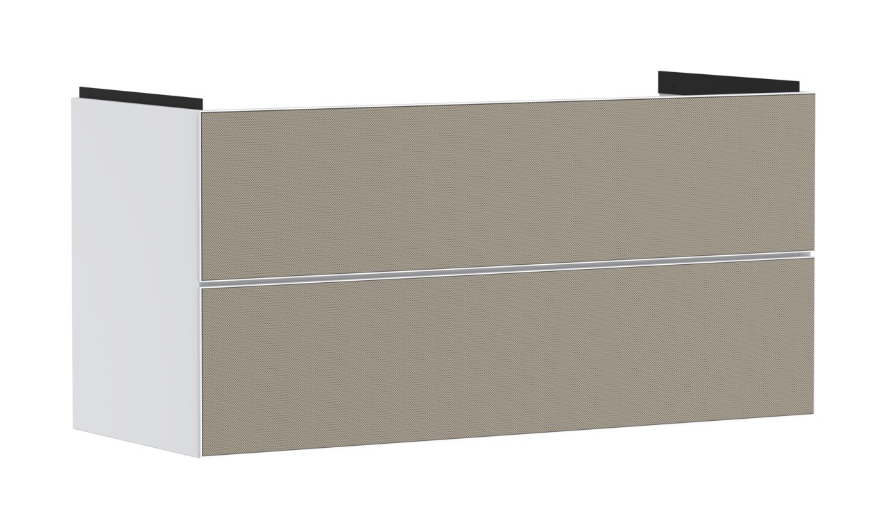 Hansgrohe Waschtischunterschrank Xevolos E Matt White 1180/475mm mit 2 Schubkästen für WT BZs