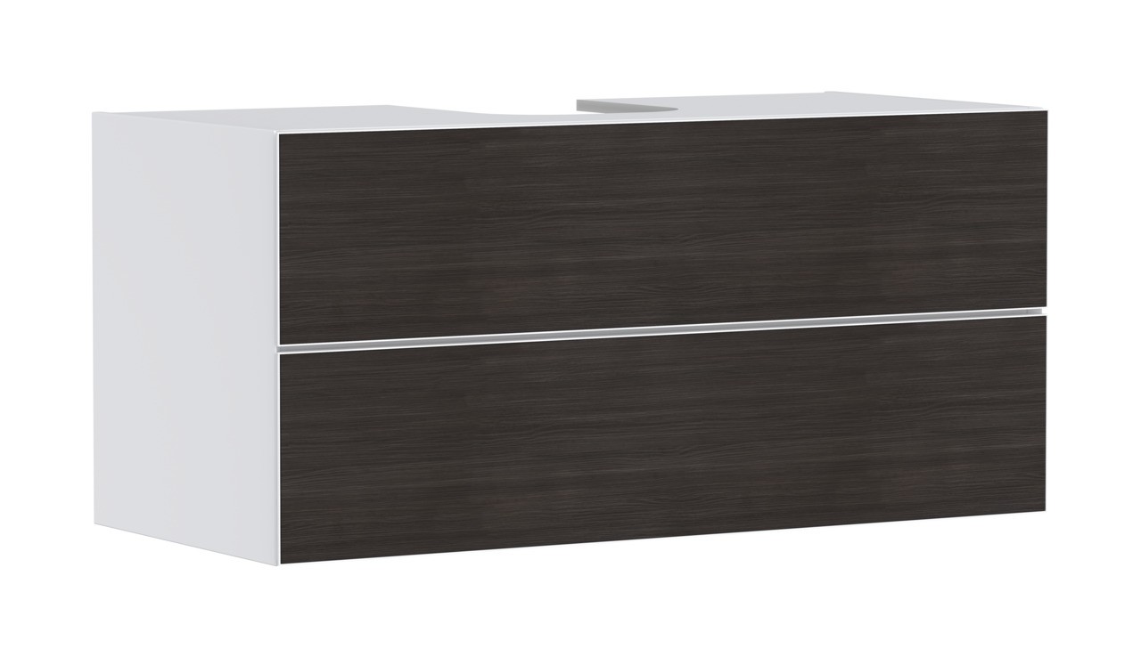 Hansgrohe Waschtischunterschrank Xevolos E Matt White 1180/550mm mit 2 SK f.Kons.m.WT ge ECHD
