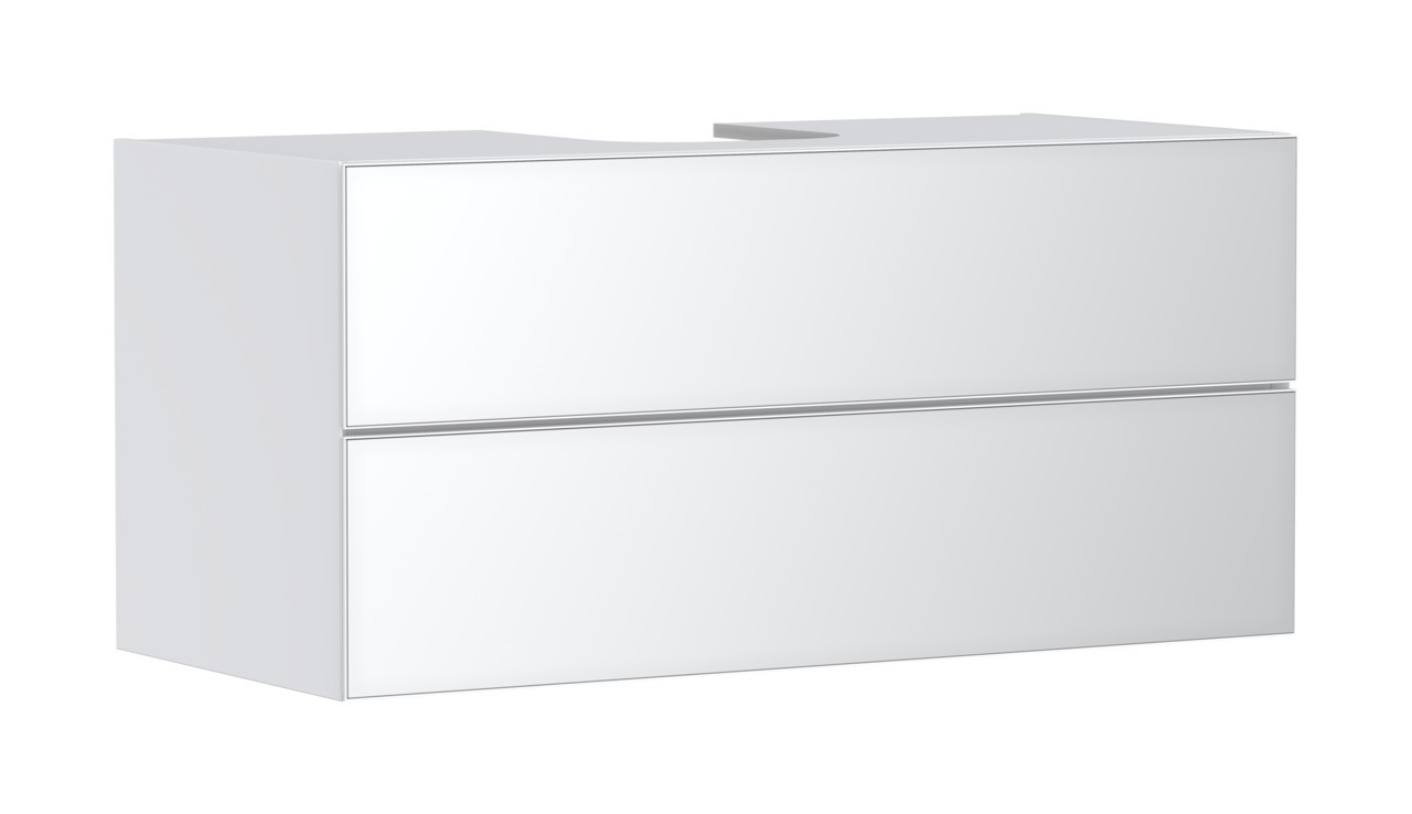 Hansgrohe Waschtischunterschrank Xevolos E Matt White 1180/550mm mit 2 SK f.Kons.m.WT ge Wme