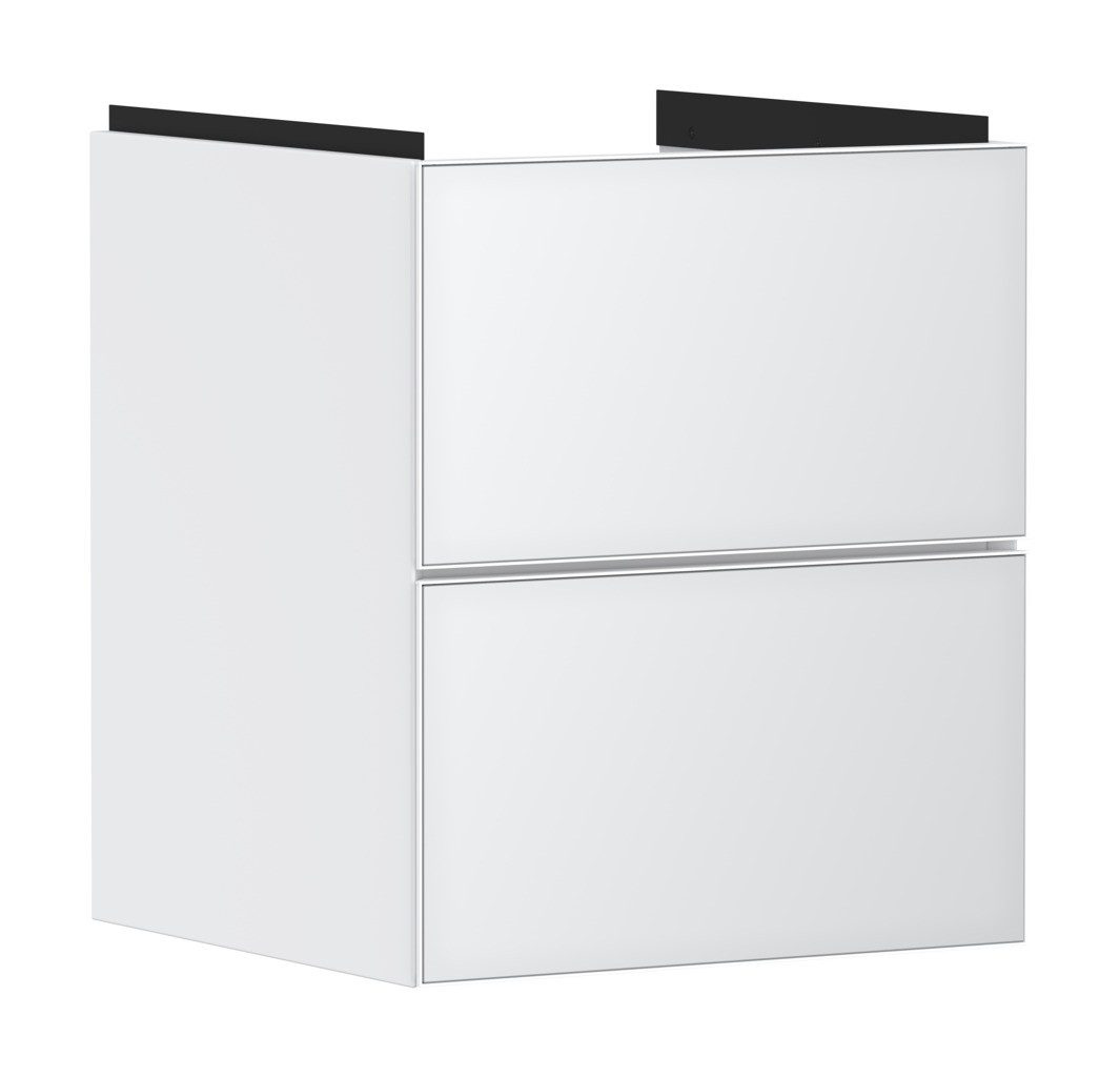 Hansgrohe Waschtischunterschrank Xevolos E Matt White 480/475mm mit 2 Schubkästen für HWB Wme