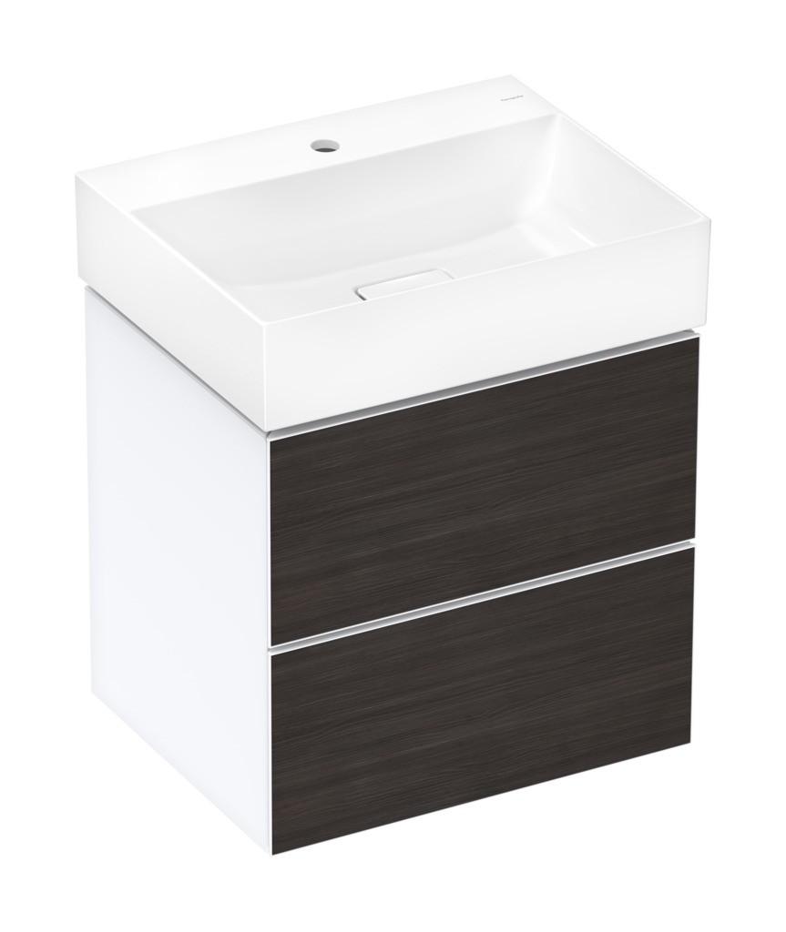 Hansgrohe Waschtischunterschrank Xevolos E Matt White 580/475mm mit 2 Schubkästen für WT ECHD