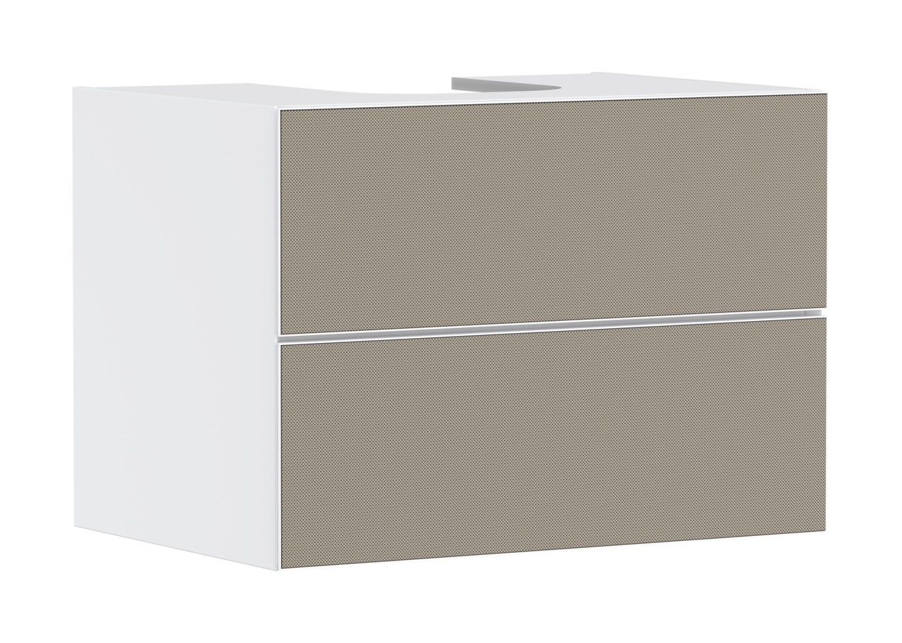 Hansgrohe Waschtischunterschrank Xevolos E Matt White 780/550mm mit 2 SK f.Kons.m.WT ge BZs