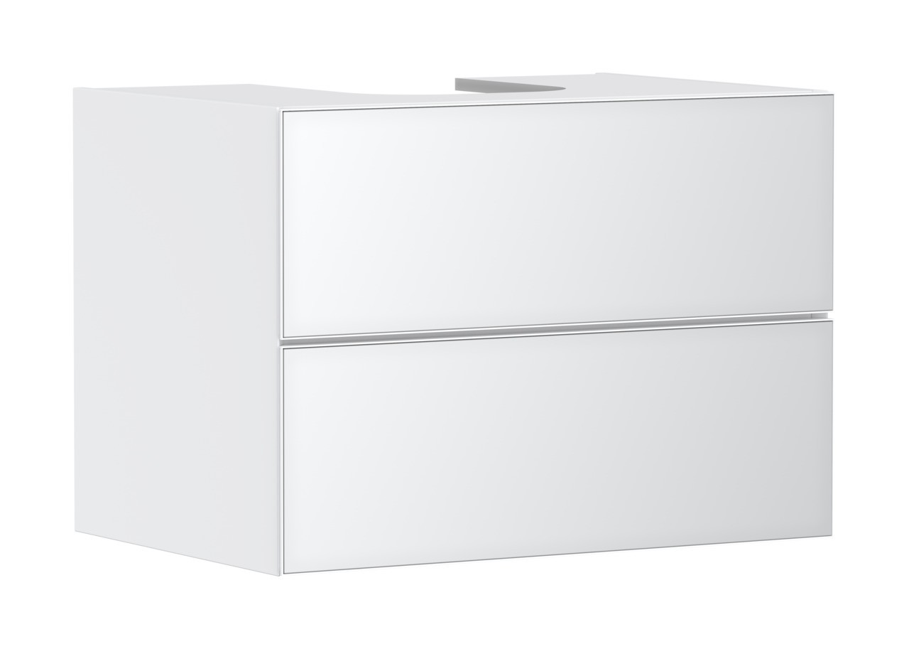 Hansgrohe Waschtischunterschrank Xevolos E Matt White 780/550mm mit 2 SK f.Kons.m.WT ge Wme